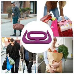 No More Pain - Grocery Bag Carrier (2-pack) Handle Holder
